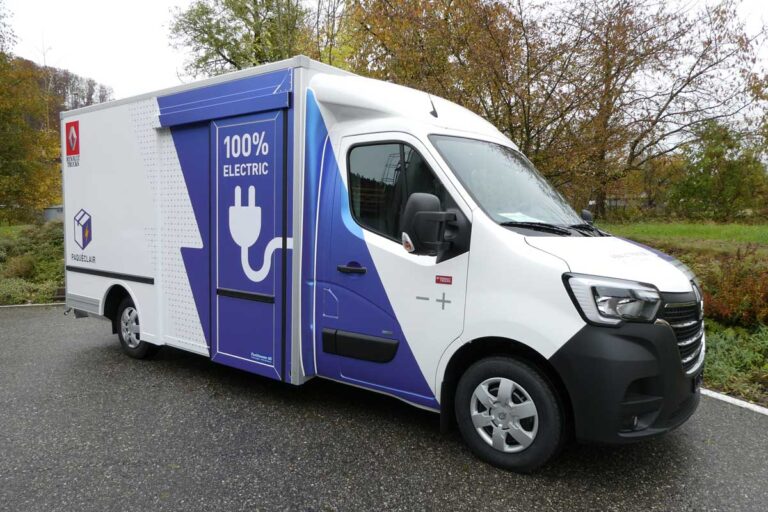 Leichtbau-Paneele für elektrische Nutzfahrzeuge