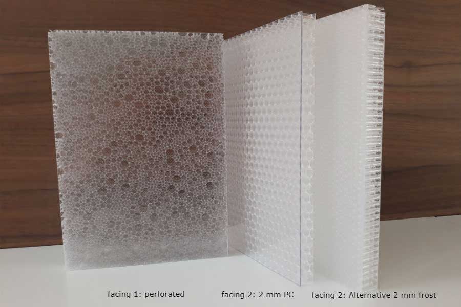 Lichtdurchlässige und leichte AIR-board acoustic QUIET Paneele von Design Composite