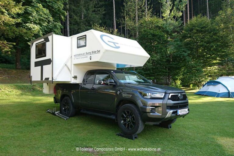 Mobile Wohnkabine mit flexiblen Paneellösungen von Design Composite